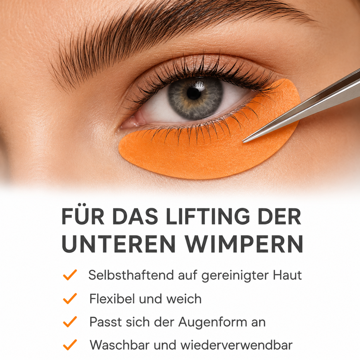 LOWER LASH LIFT GRIP PADS – 1 Paar selbsthaftende Silikonpads