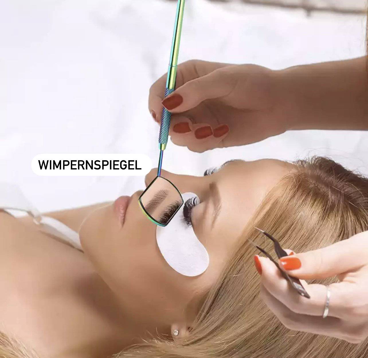 Wimpernspiegel breit | Gold - IBLASHES