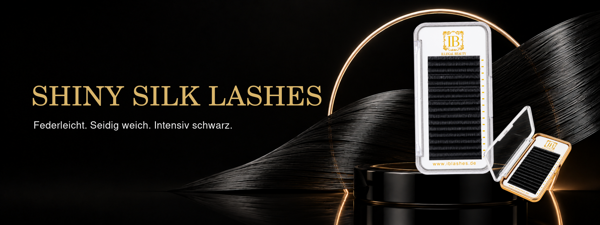 Shiny Silk Lashes von IBLASHES – Desktop Header