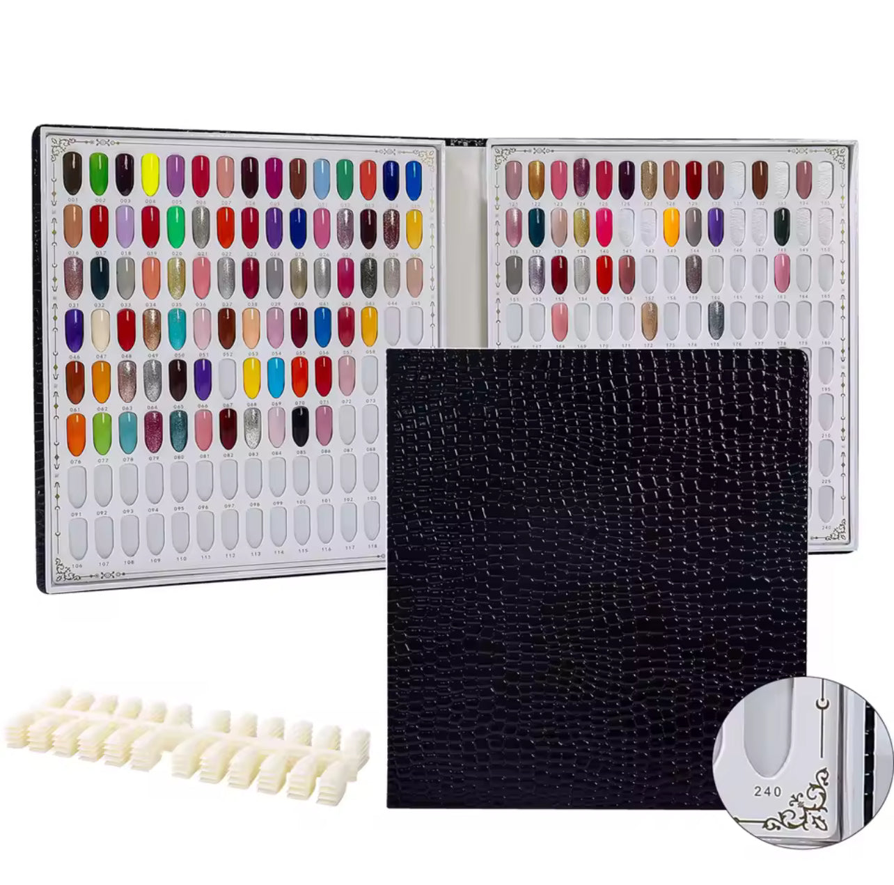 Nagel Display Buch Gel Polish 216 Farben 240 Tipps