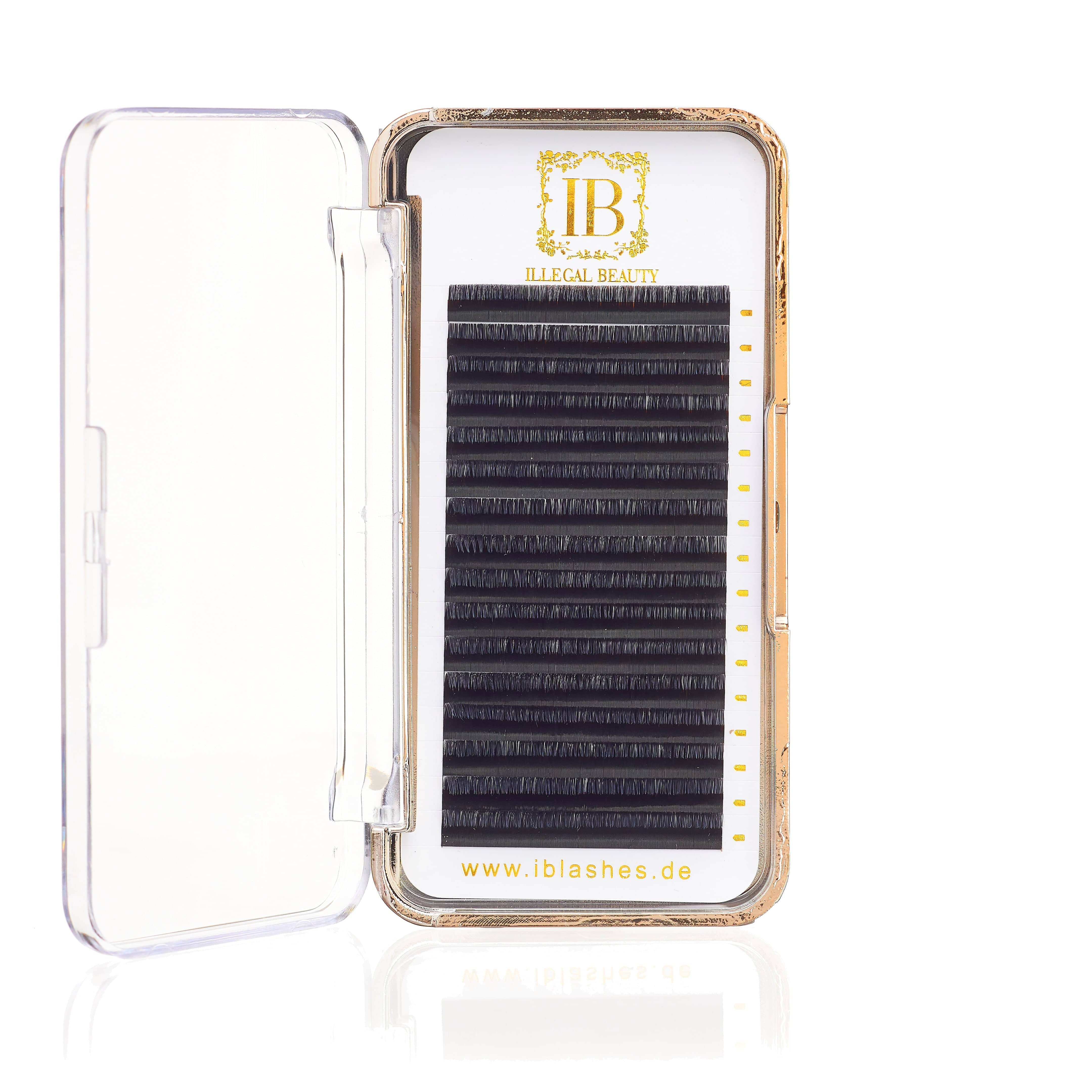 0,20mm Ellipse Flat Lashes | Ultra Black - IBLASHES