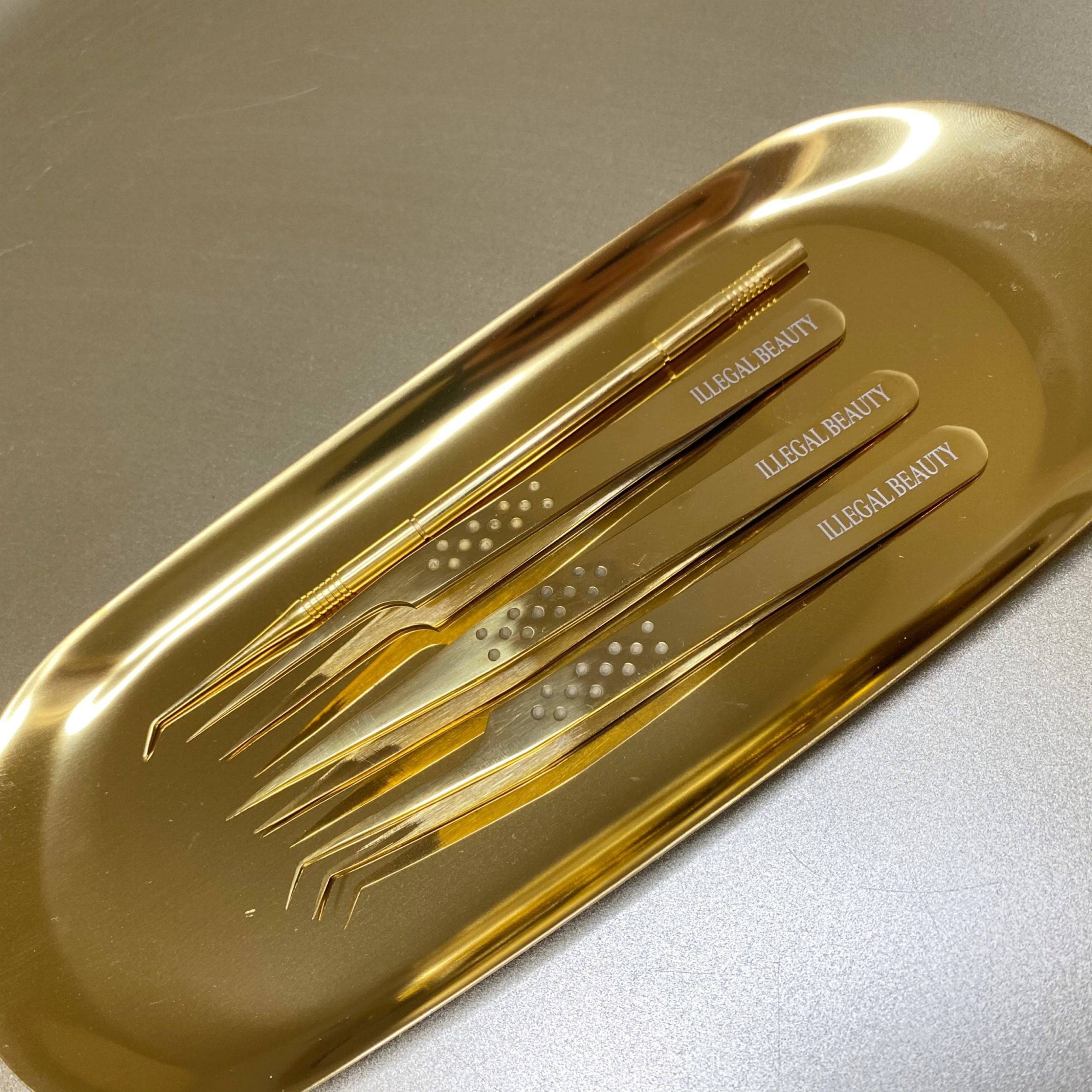 Instrumentenschale in Gold - IBLASHES