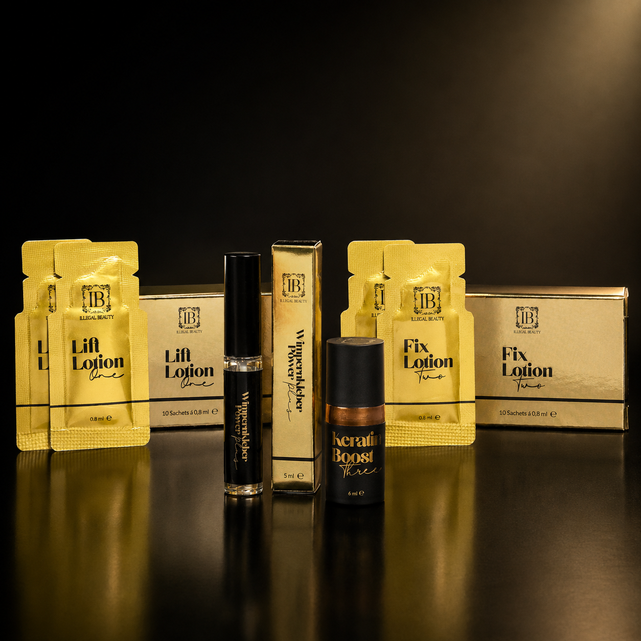 IBLASHES Lifting Refill Pro Set – vier Originalprodukte